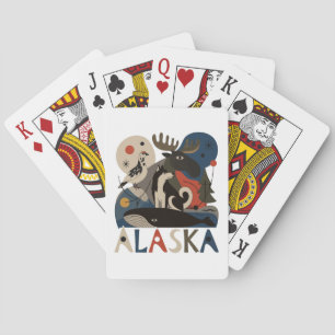 Wilde geest van Alaska Pokerkaarten