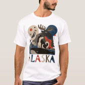 Wilde geest van Alaska T-shirt (Voorkant)