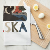 Wilde geest van Alaska Theedoek (Quarter Fold)