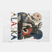 Wilde geest van Alaska Theedoek (Horizontaal)