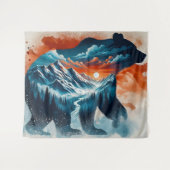 Wilde geest van binnen wandkleed (Voorkant (horizontaal))