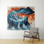 Wilde geest van binnen wandkleed (In Situ (horizontaal))