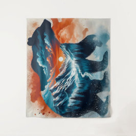 Wilde geest van binnen wandkleed