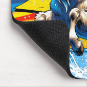 Wilde Geit Zomer Retro Pool Spetter Muismat (Hoek)