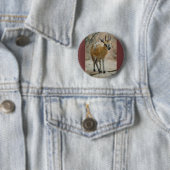 Wilde geiten ronde button 5,7 cm (In situ)