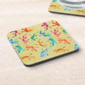 Wilde gekko reptile eco-natuur bier onderzetter (Linkerzijde)