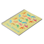 Wilde gekko reptile eco-natuur notitieboek (Linkerzijde)