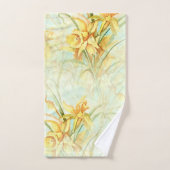 Wilde Gele Bloemen Bad Handdoek (Handdoek)