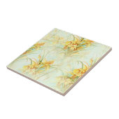 Wilde gele bloemen tegeltje (Zijkant)