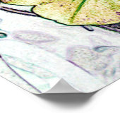 Wilde Gele Bloemen van Lina 2013 Poster (Hoek)