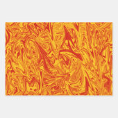 Wilde, gele en Oranje omlooppapier Inpakpapier Vel (Voorkant 2)