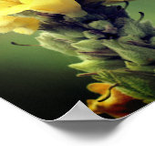 Wilde gele mullein-bloem poster (Hoek)