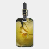 Wilde Gele Rose Bagagelabel (Voorkant verticaal)