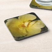 Wilde Gele Rose Bier Onderzetter (Linkerzijde)