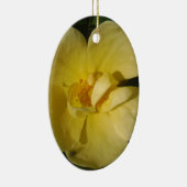 Wilde Gele Rose Keramisch Ornament (Rechts)