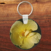 Wilde Gele Rose Sleutelhanger (Voorkant)