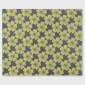 Wilde Gele Rozen Schoolbord Cadeaupapier (Vlak)