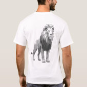 "Wilde Geometrie" Geometrisch Dieren T-Shirt (Achterkant)