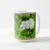 Wilde Geranium-Mok Koffiemok (Voorkant rechts)