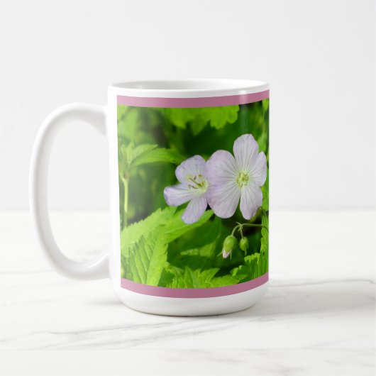Wilde Geranium-Mok Koffiemok (Links)