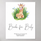 Wilde Giraffe - boeken voor baby Poster (Voorkant)
