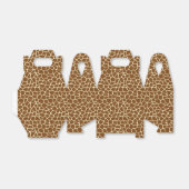 Wilde Giraffe Pattern Animal Print Bedankdoosjes (Uitgevouwen)