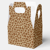 Wilde Giraffe Pattern Animal Print Bedankdoosjes (Geopend)