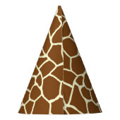 Wilde Giraffe Pattern Animal Print Feesthoedjes (Achterkant)