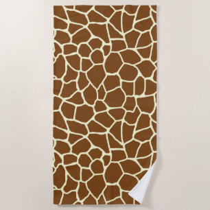 Wilde Giraffe Pattern Animal Print Strandlaken