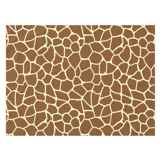 Wilde Giraffe Pattern Animal Print Tafelkleed (Voorkant (Horizontaal))