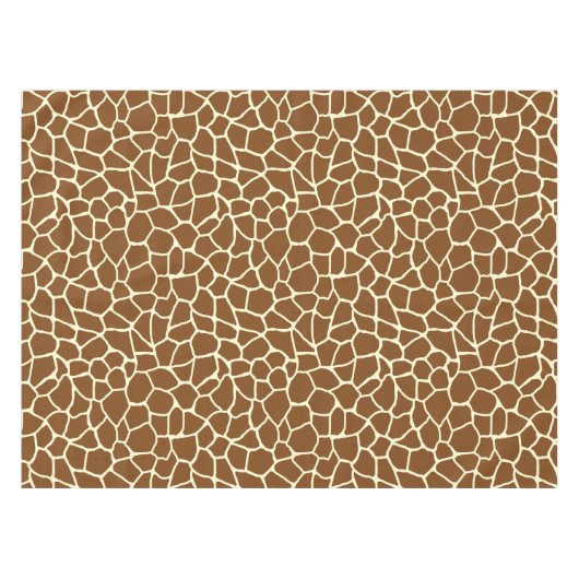 Wilde Giraffe Pattern Animal Print Tafelkleed (Voorkant (Horizontaal))