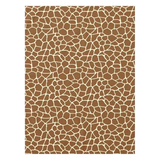 Wilde Giraffe Pattern Animal Print Tafelkleed (Voorkant)