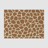 Wilde Giraffe Pattern Animal Print Tissuepapier (Voorkant)