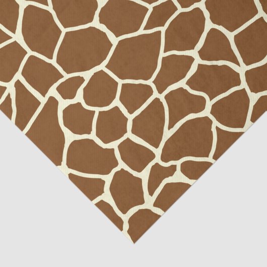 Wilde Giraffe Pattern Animal Print Tissuepapier (Detail)