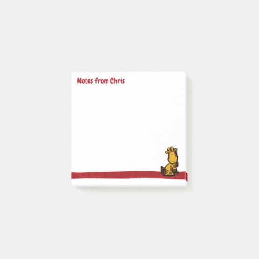 Wilde Giraffe Post-it notities Post-it® Notes (Voorkant)