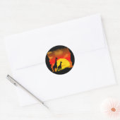 Wilde Giraffe Sticker (Envelop)