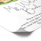 Wilde Giraffe - Water brak wild teken Poster (Hoek)