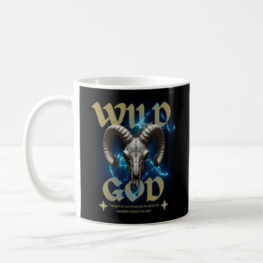 wilde god koffiemok (Links)