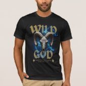 wilde god t-shirt (Voorkant)