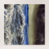 Wilde golven aan de oceaan - Puzzel (Horizontaal)