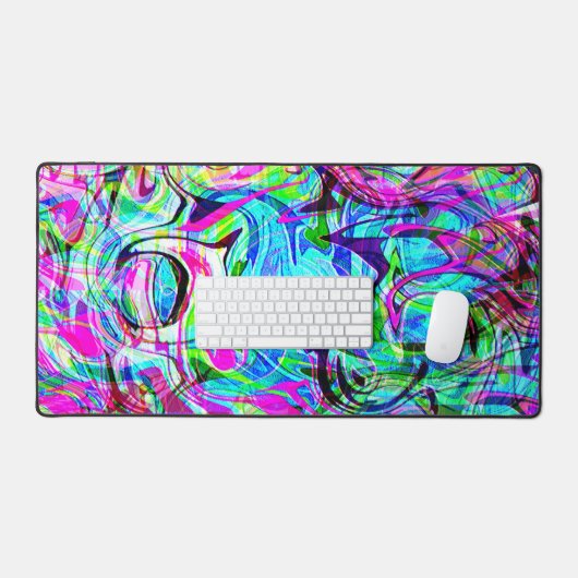 Wilde golven.... bureaumat (Keyboard & Muis)