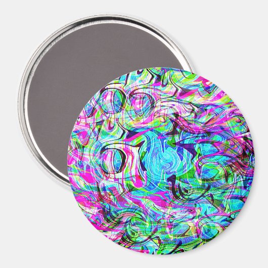 Wilde golven.... magneet (Voorkant / Achterkant)