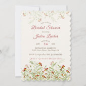 Wilde Goudsbloem Bloemen Foliage Bruiloft Feest Kaart (Voorkant)