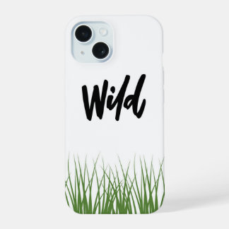 Wilde Gras Hoes iPhone 15 Case