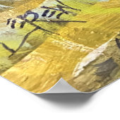 Wilde Graspluimen Schilderij / Kunstenaar Larry Le Poster (Hoek)
