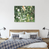 Wilde grassen Canvas afdrukken (Insitu (Slaapkamer))