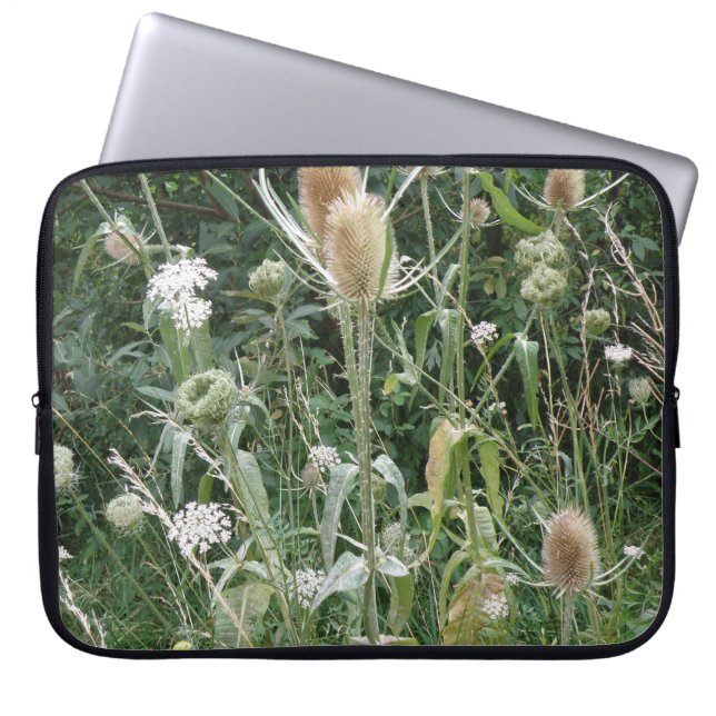 Wilde Grassen Laptop Tas (Voorkant)