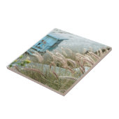 Wilde grassen op het strand van Malibu in Californ Tegeltje (Zijkant)