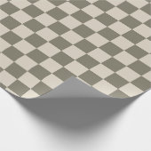 Wilde grijs- en beenklarton cadeaupapier (Hoek)