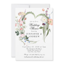 Wilde groene bloemen | Wildflower bruiloft douche